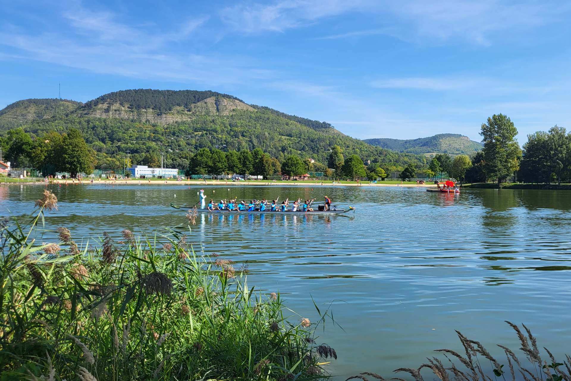 Team ORISA im Drachenboot