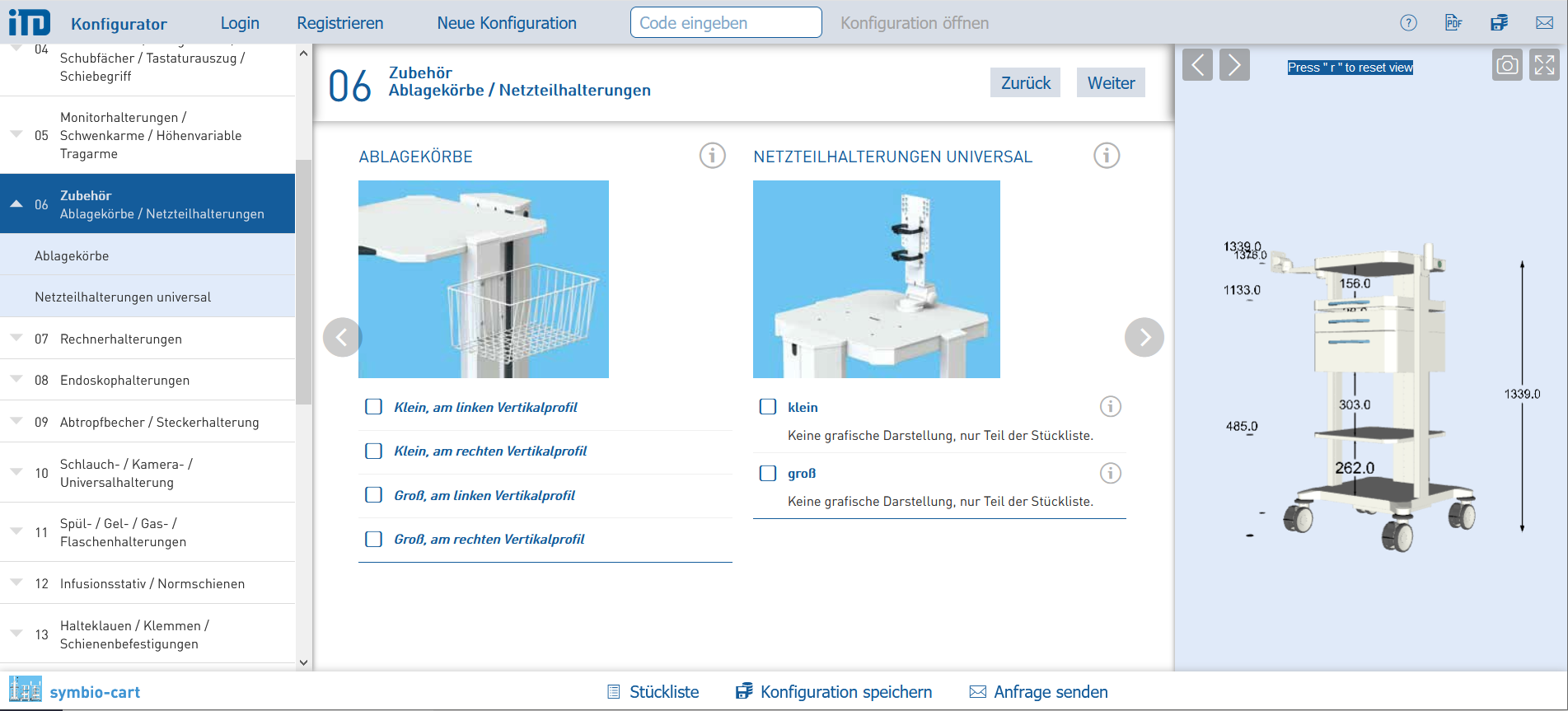 Produktkonfigurator ITD